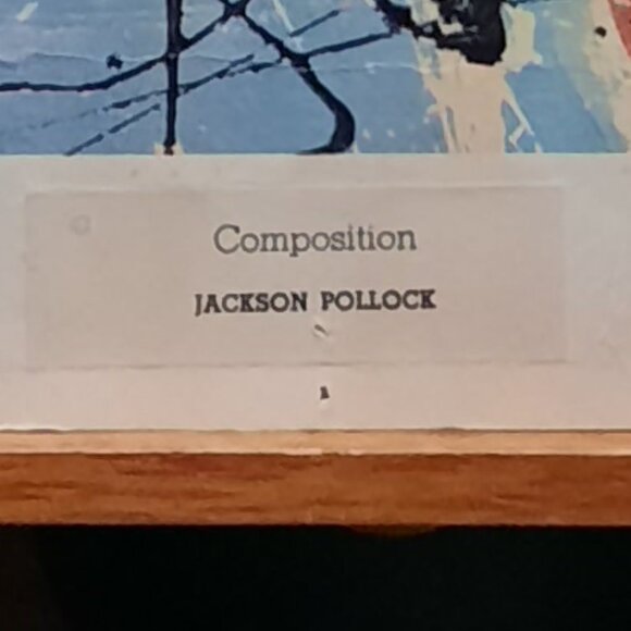 Art Print, "Composition" by Jackson Pollock - Picture 3 of 3